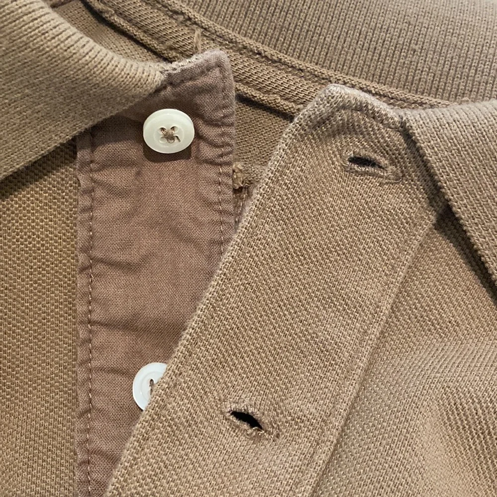 Men’s J.Crew Tan Vintage Polo